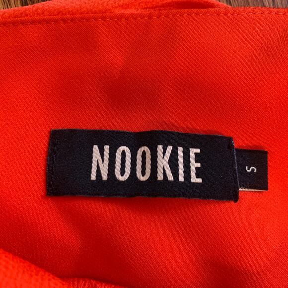 Nookie Cooper Midi Dress MSRP $299 | Tangerine | Size Small - Picture 12 of 13